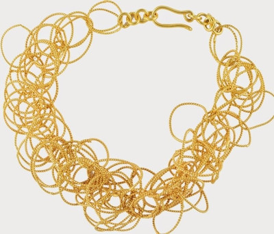 55% OFF on Sparkling Drop Princess Delight 2018 Brass Topaz 18K Yellow Gold Bracelet