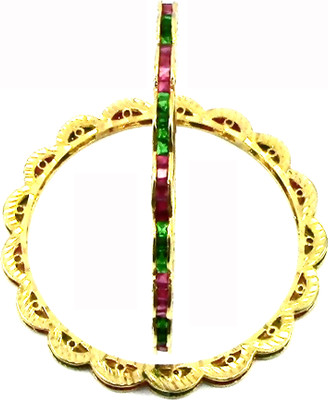 45% OFF on Pearl Paradise Copper Crystal Yellow Gold Plated Bangle Set Pack of 2 45% OFF on Pearl Paradise Copper Crystal Yellow Gold Plated Bangle Set Pack of 2