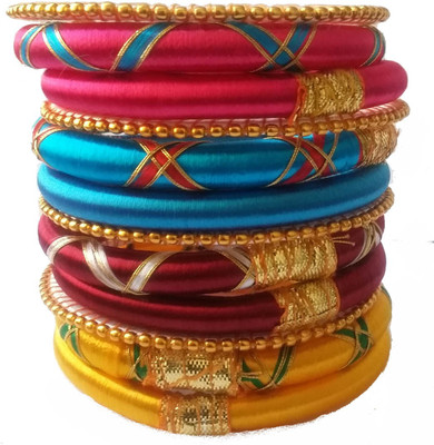 64% OFF on Kuhuk Thread Accessory Plastic Bangle Set Pack of 12