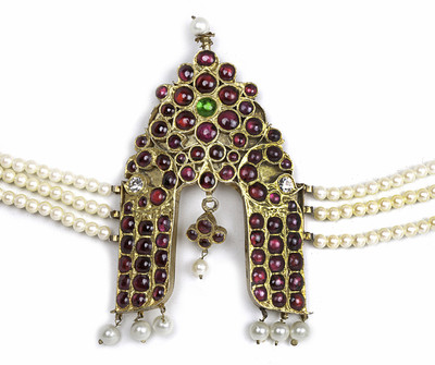 14% OFF on Silverwala Silver Spinel, Pearl Yellow Gold Plated Armlet