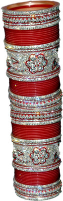 7% OFF on J.D.H. Bridal Acrylic Enamel Plated Chudas Pack of 78