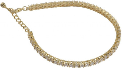 19% OFF on Siyora Brass Cubic Zirconia Yellow Gold Bracelet 19% OFF on Siyora Brass Cubic Zirconia Yellow Gold Bracelet
