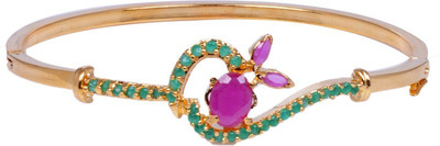 12% OFF on Gehna Handmade Brass Yellow Gold Plated Bangle