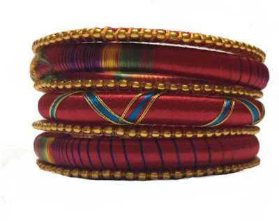 66% OFF on Kuhuk Thread Jewelry Plastic Bangle Set Pack of 7