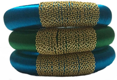 29% OFF on Kuhuk Thread Accessories Plastic Bangle Set Pack of 3