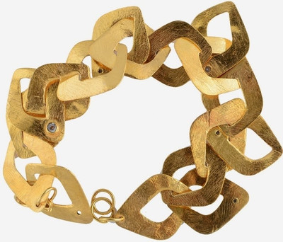 55% OFF on Sparkling Drop Princess Delight 2022 Brass Topaz 18K Yellow Gold Bracelet