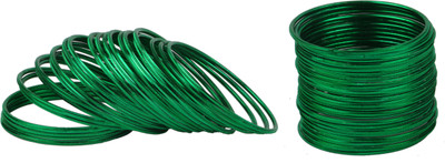 22% OFF on Aadhya Joyful Metal Green2 Alloy, Metal Bangle Set Pack of 48