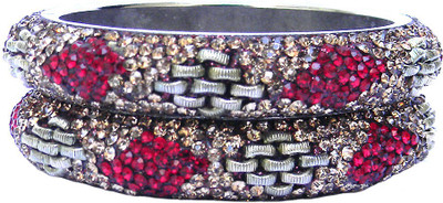 51% OFF on Swaraj Varushka Alloy Bangle Set Pack of 2