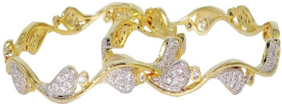 53% OFF on Anjan Amazing Alloy Bangle Set Pack of 2