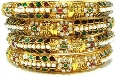 50% OFF on Aria Alloy Bangle Set Pack of 4