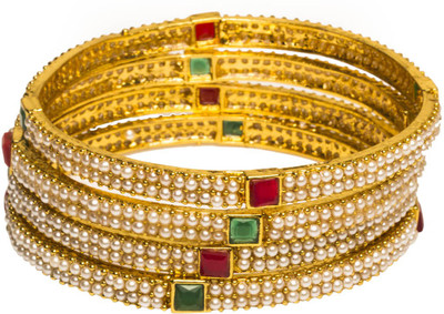 33% OFF on Joyas Stylish Look Brass Bangle Set Pack of 4 33% OFF on Joyas Stylish Look Brass Bangle Set Pack of 4