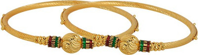 76% OFF on Jewels Galaxy Gold Alloy Bangle Set Pack of 2 76% OFF on Jewels Galaxy Gold Alloy Bangle Set Pack of 2