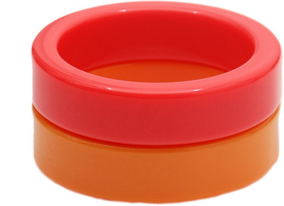 40% OFF on Rhea Bittersweet Duos Resin Bangle Set Pack of 2