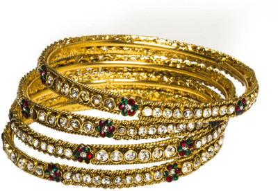 33% OFF on Joyas Trendy Look Copper Bangle Set Pack of 4