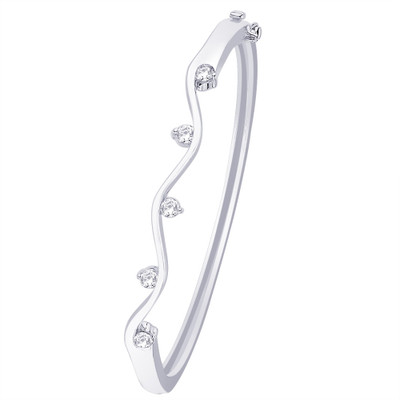 10% OFF on Peora Alloy Rhodium Plated Bracelet
