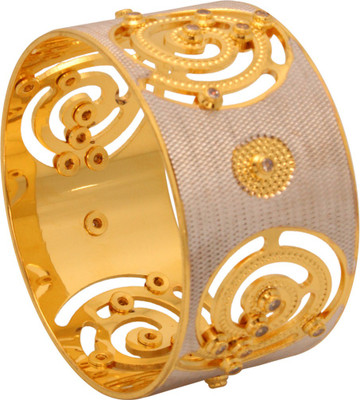 60% OFF on Vendee Fashion Unique Designer Brass Bangle