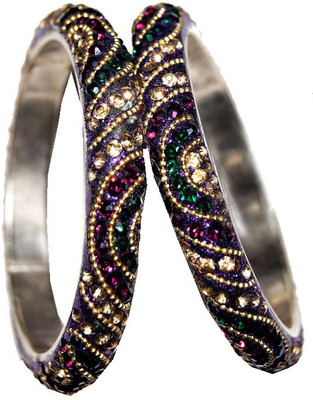 78% OFF on Theweavers Fashionable Brass Brass Plated Bangle Set Pack of 2