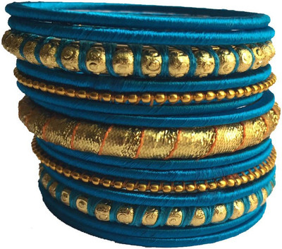61% OFF on Kuhuk Thread Accessories Silk Dori Bangle Set Pack of 15
