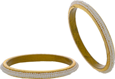 68% OFF on Hyderabad Jewels Alloy, Silver Pearl Rhodium Plated Bangle Set Pack of 2 68% OFF on Hyderabad Jewels Alloy, Silver Pearl Rhodium Plated Bangle Set Pack of 2