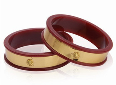 65% OFF on Ratnkar Bridal Selection Acrylic Yellow Gold Plated Bangle Set Pack of 2 65% OFF on Ratnkar Bridal Selection Acrylic Yellow Gold Plated Bangle Set Pack of 2