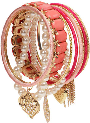 77% OFF on The Pari Alloy Zircon Rose Gold Plated Bangle Set Pack of 11 77% OFF on The Pari Alloy Zircon Rose Gold Plated Bangle Set Pack of 11