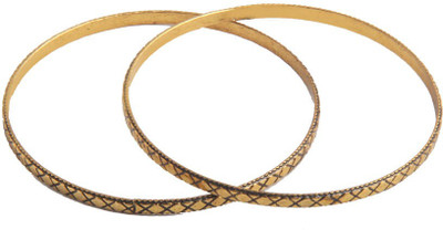 80% OFF on Nirosha Antique Gold Alloy Bangle Set Pack of 2 80% OFF on Nirosha Antique Gold Alloy Bangle Set Pack of 2