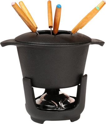 62% OFF on Curie Cast Iron fondue Set Black Charcoal Grill 62% OFF on Curie Cast Iron fondue Set Black Charcoal Grill