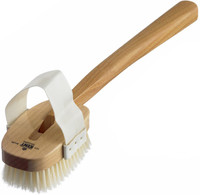 Kent FD3 Pure Beechwood Natural Bristle Detachable Head Bath &amp; Body 
