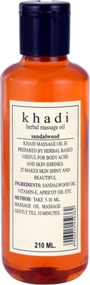 10% OFF on Khadi Sandalwood Massage Oil 210 ml