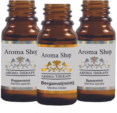 7% OFF on Rk's Aroma Peppermint, Spearmint & Bergamot Mint Essential Oil pack of 3 10 ml 7% OFF on Rk's Aroma Peppermint, Spearmint & Bergamot Mint Essential Oil pack of 3 10 ml