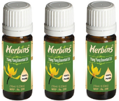 33% OFF on Herbins Ylang Ylang Essential Oil Combo-3 30 ml 33% OFF on Herbins Ylang Ylang Essential Oil Combo-3 30 ml
