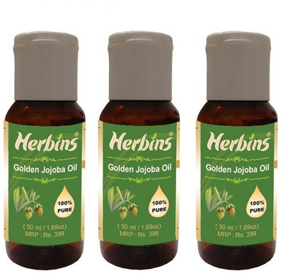 24% OFF on Herbins Golden Jojoba Oil Combo - 3 150 ml 24% OFF on Herbins Golden Jojoba Oil Combo - 3 150 ml