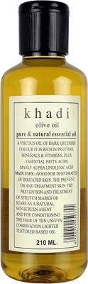 Khadi Olive Oil - Pure & Natural Essential Oil - 210 Ml