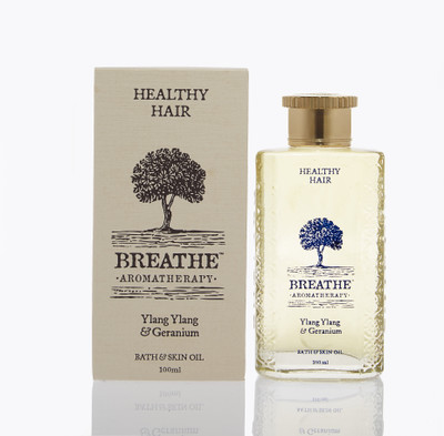15% OFF on Breathe Aromatherapy Healthy Hair Massage Oil 100 ml 15% OFF on Breathe Aromatherapy Healthy Hair Massage Oil 100 ml