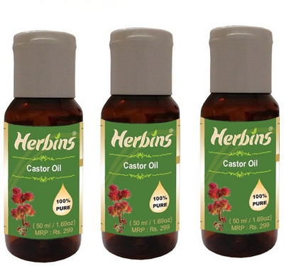 33% OFF on Herbins Castor Oil Combo-3 150 ml 33% OFF on Herbins Castor Oil Combo-3 150 ml