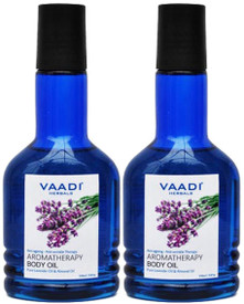 Vaadi Aromatherapy Body Oil With Lavender & Almond Oil - Pack Of 2