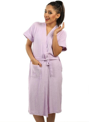 29% OFF on Superior Lavender Free Size Bath Robe 29% OFF on Superior Lavender Free Size Bath Robe