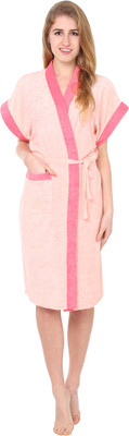 34% OFF on Superior Peach Free Size Bath Robe 34% OFF on Superior Peach Free Size Bath Robe