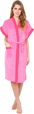 47% OFF on Superior Pink Free Size Bath Robe 47% OFF on Superior Pink Free Size Bath Robe