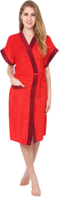 55% OFF on Superior Red Free Size Bath Robe 55% OFF on Superior Red Free Size Bath Robe