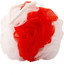 Vega Fluffy Sponge (White & Red)