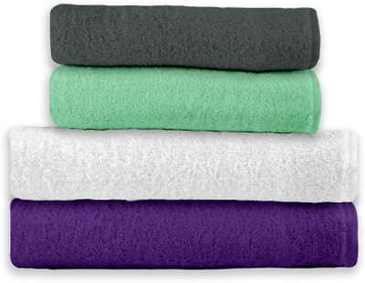 Story @ Home Cotton Bath & Hand Towel Set 2 Bath Towel, 2 Hand Towel, Multicolor