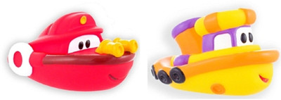 Sassy Harbor Town Squirters - Captain & Tugs Bath Toy Sassy Harbor Town Squirters - Captain & Tugs Bath Toy