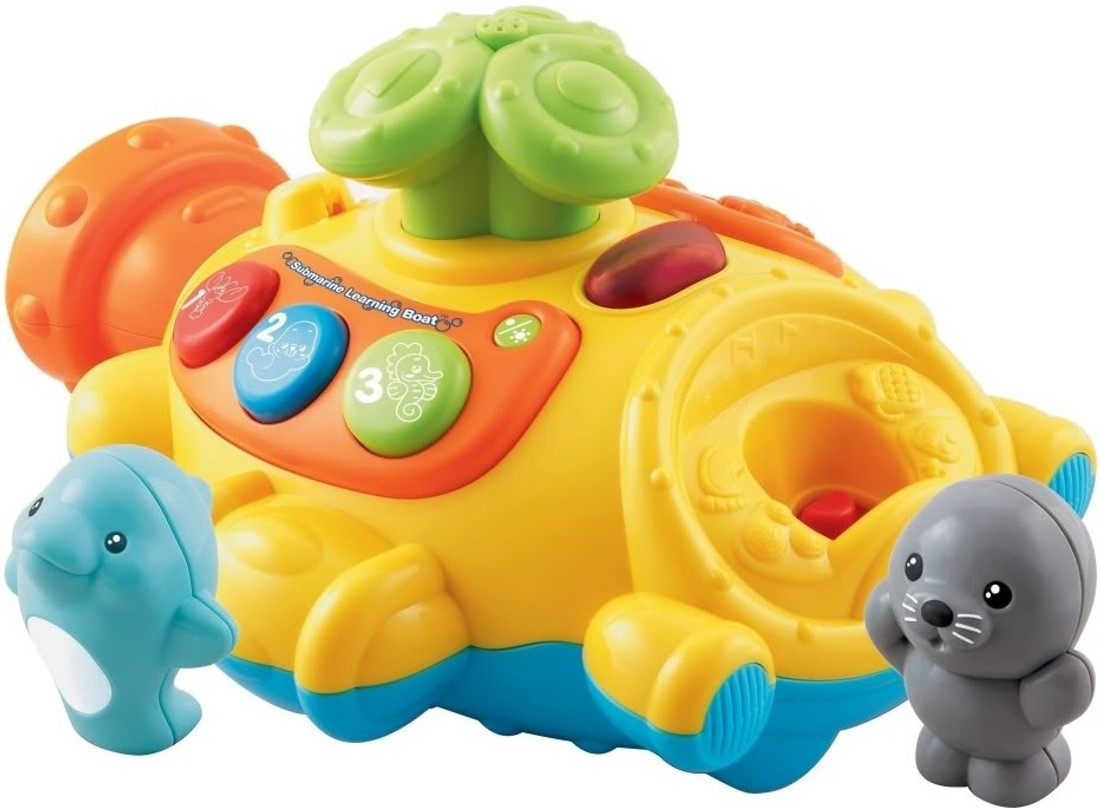 Vtech Splash and Sing Submarine Dolphin, Seal Bath Toy Splash and