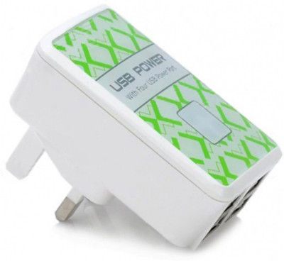 52% OFF on RG 4 Port USB Battery Charger Green, White 52% OFF on RG 4 Port USB Battery Charger Green, White