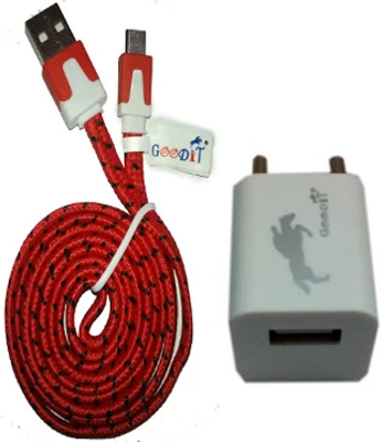 57% OFF on Goodit GTUSBCR-1MFDC2083 Battery Charger Red, White