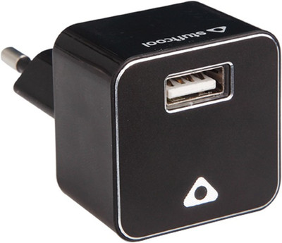 Stuffcool 1A USB Mobile Charger UNO - Black Battery Charger (Black)