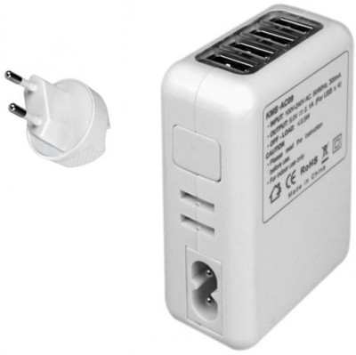 60% OFF on Let's Connect LC 4USB-W Battery Charger White