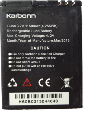 41% OFF on Karbonn battery K60 Black