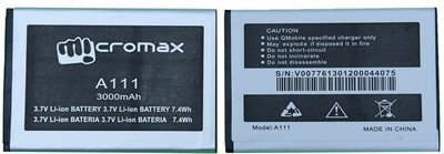 27% OFF on Micromax battery For A111 Canvas Doodle Black 27% OFF on Micromax battery For A111 Canvas Doodle Black